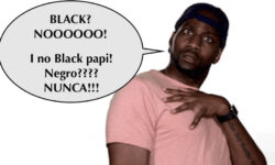 Afro latino saying he is not black