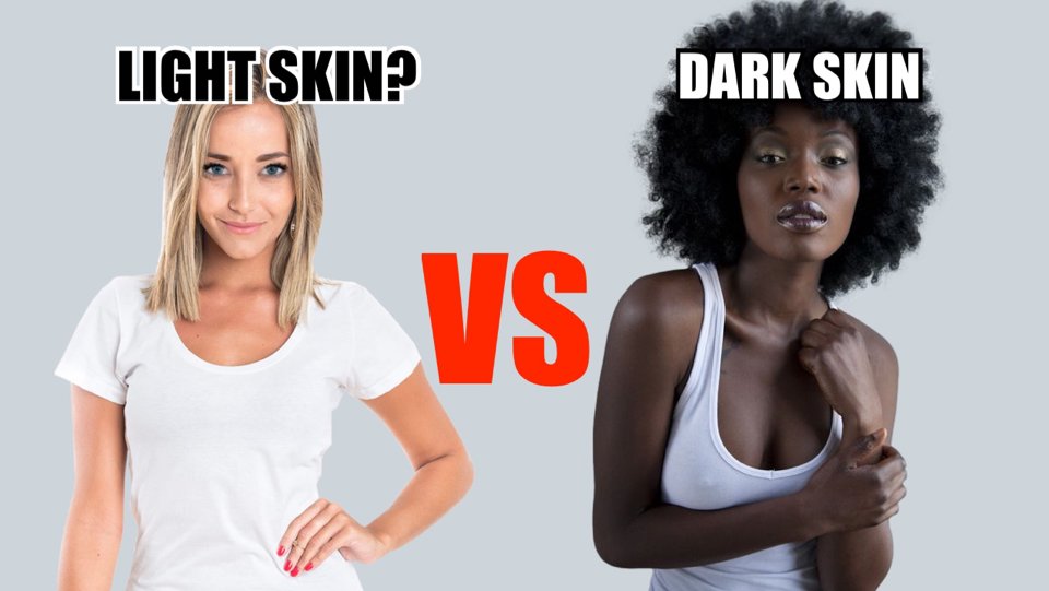 Light Skin Is NOT White! Light Skin Vs Dark Skin