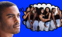 Black man thinking about how much he loves Black women. 100 reasons why Black men love Black women.